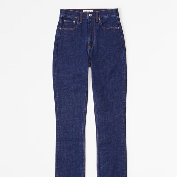 Abercrombie Ultra High Rise 90s Slim Straight Jean 25S - Picture 1 of 5